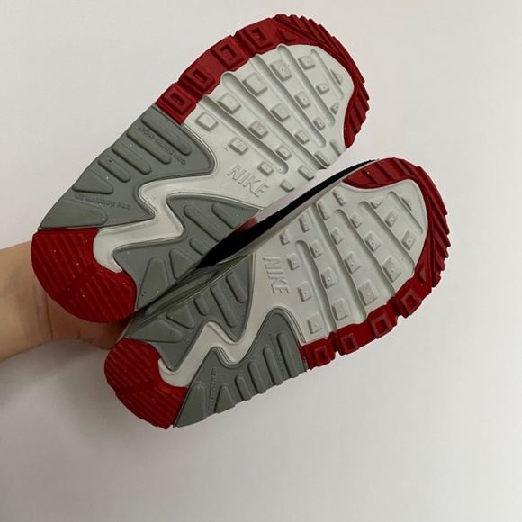 Toddler Nike Air Max Red & White (9C) - Picture 4 of 8